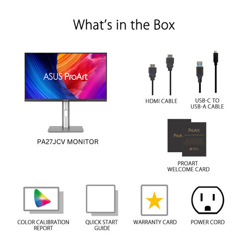 ASUS ProArt Display 27-inch 5K HDR Professional Monitor