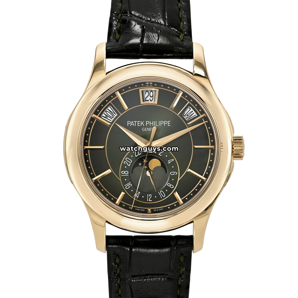 Patek Philippe Annual Calendar 5205R-011 Olive Green Sunburst
