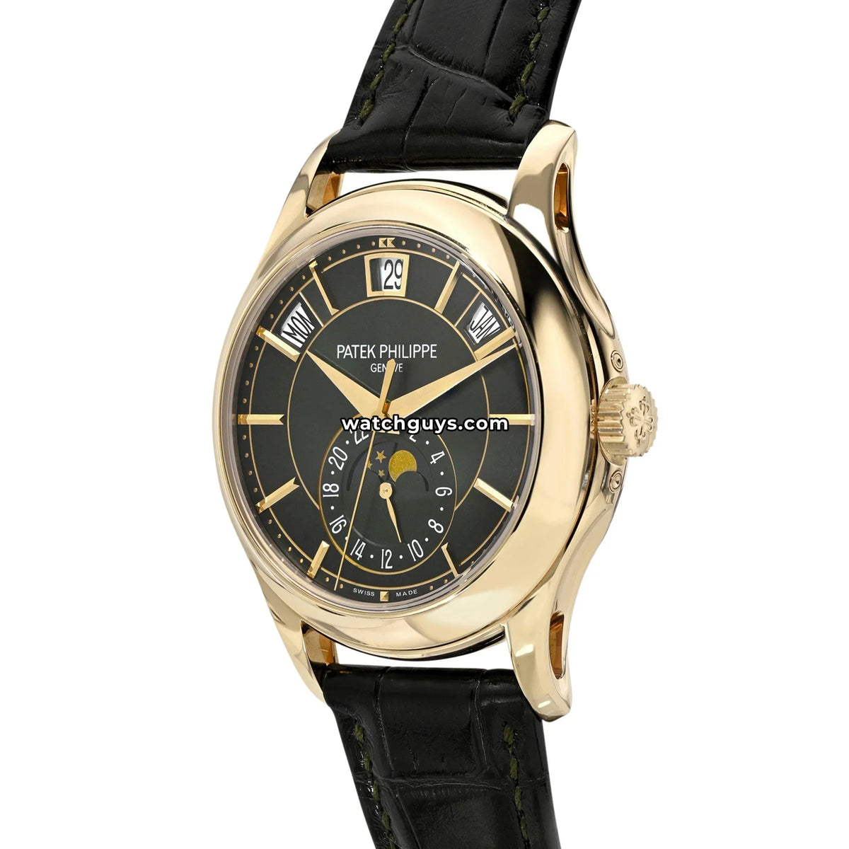 Patek Philippe Annual Calendar 5205R-011 Olive Green Sunburst