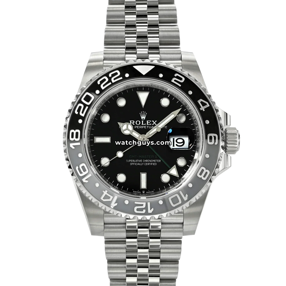 Rolex GMT-Master II 126710GRNR Bruce Wayne Stainless Steel Jubilee