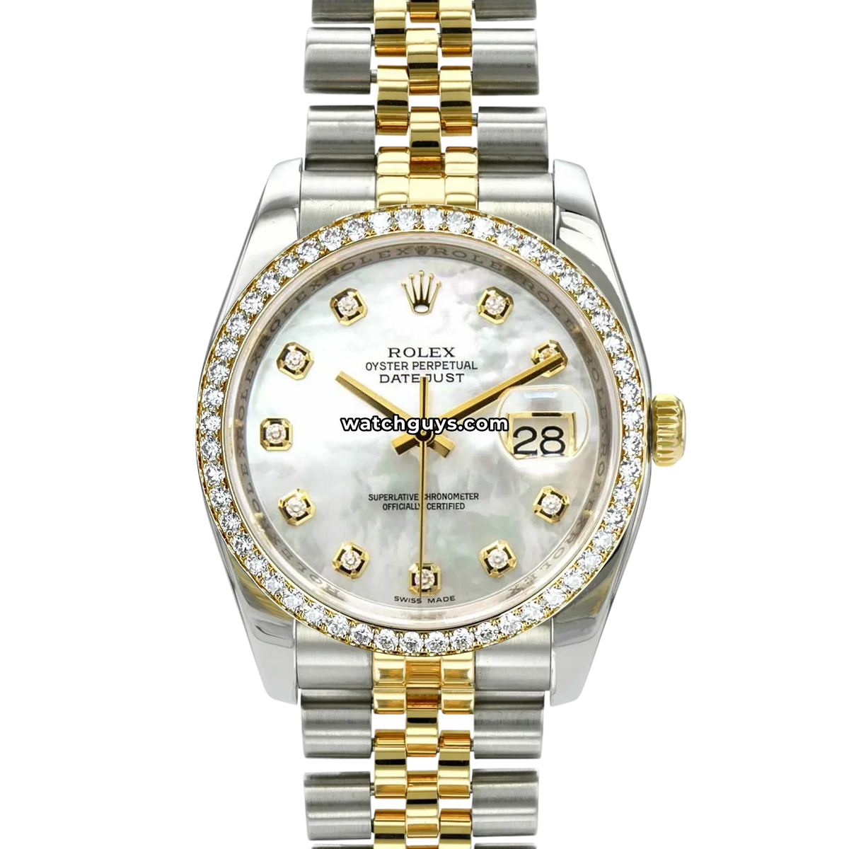 Rolex Datejust 116243 Mother of Pearl Diamond