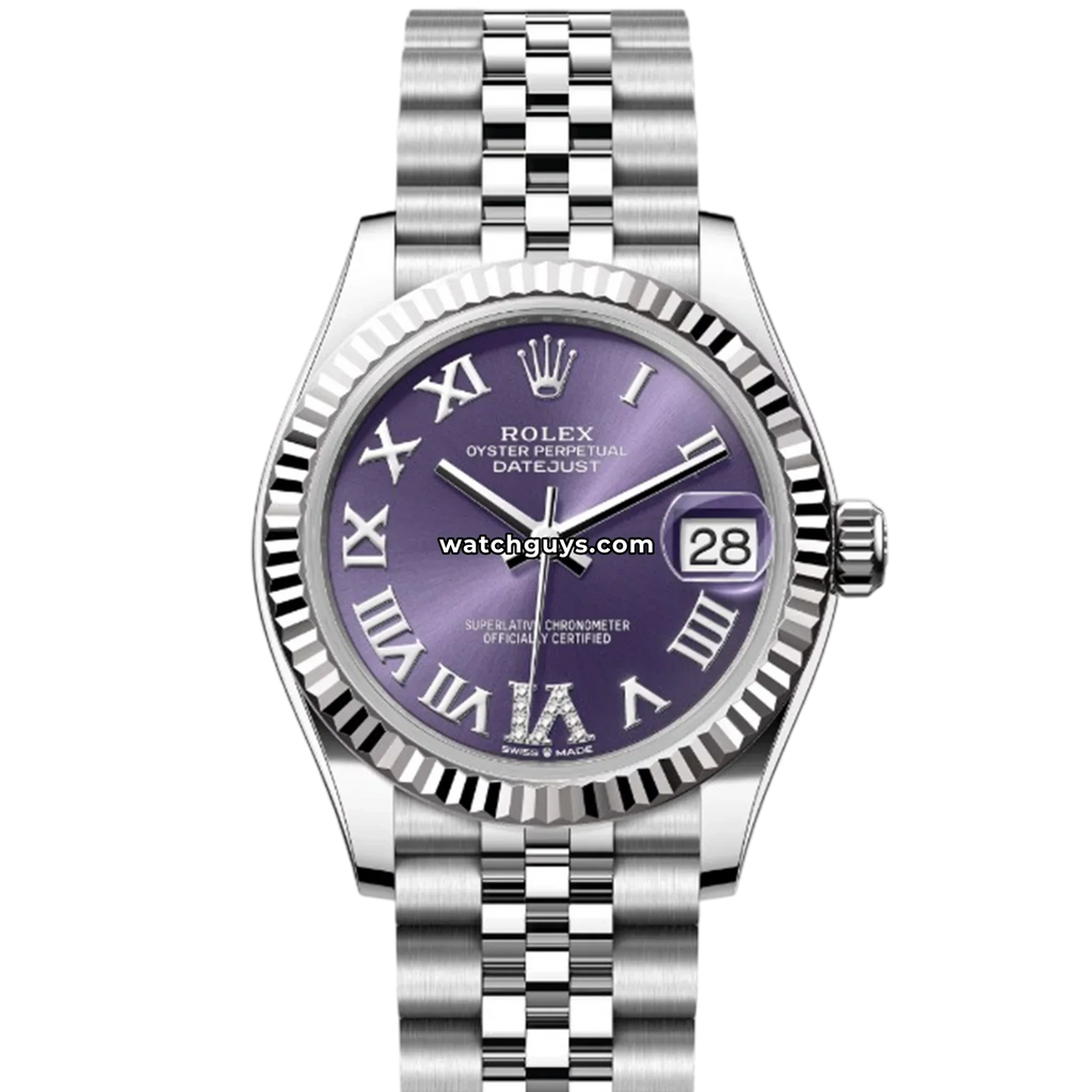 Rolex Datejust 278274 Aubergine Roman Diamond VI