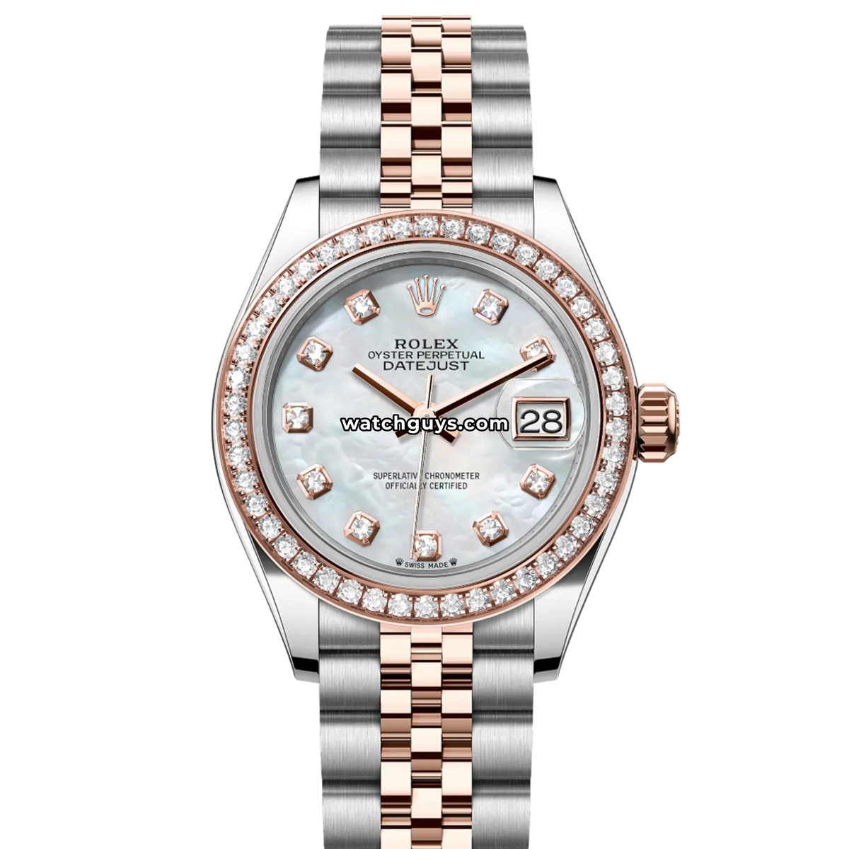 Rolex Datejust 279381RBR Mother of Pearl Diamond Jubilee