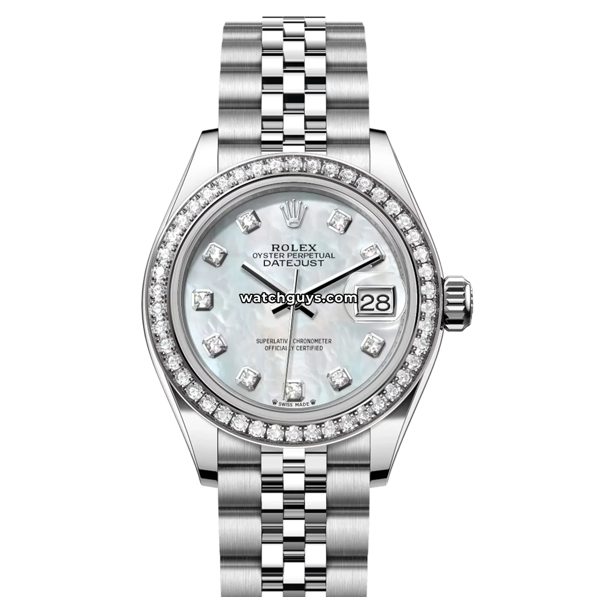 Rolex Datejust 279384RBR Mother of Pearl Diamond Jubilee