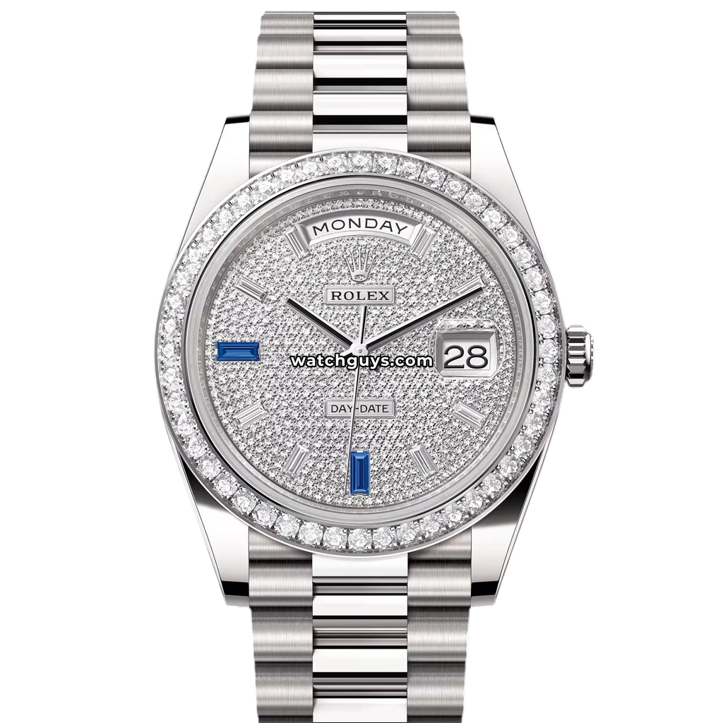 Rolex Day-Date 228349RBR Diamonds Sapphires President