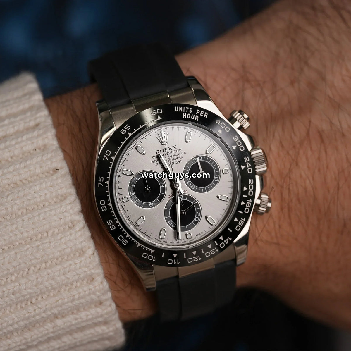 Rolex Daytona 116519LN Oysterflex Steel Dial