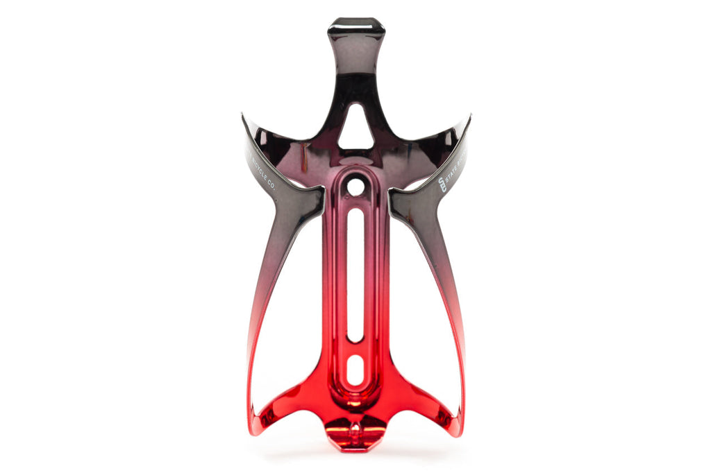 State Bicycle Co. - Metallic Series Bottle Cage - Trailblazer Red (Red / Black)