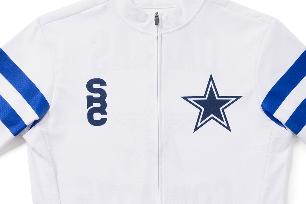 State Bicycle Co. | NFL Collection – Cycling Jersey – Dallas Cowboys (White)