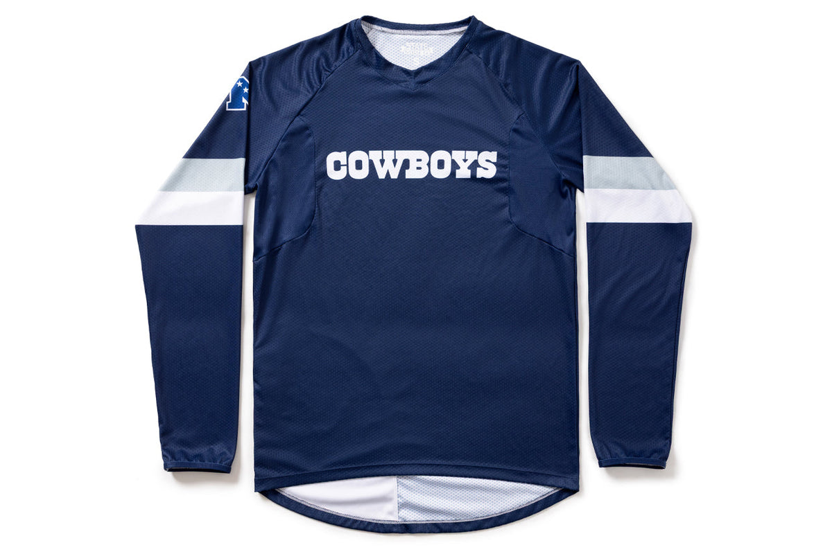 State Bicycle Co. | NFL Collection – Long-Sleeve MTB Jersey – Dallas Cowboys