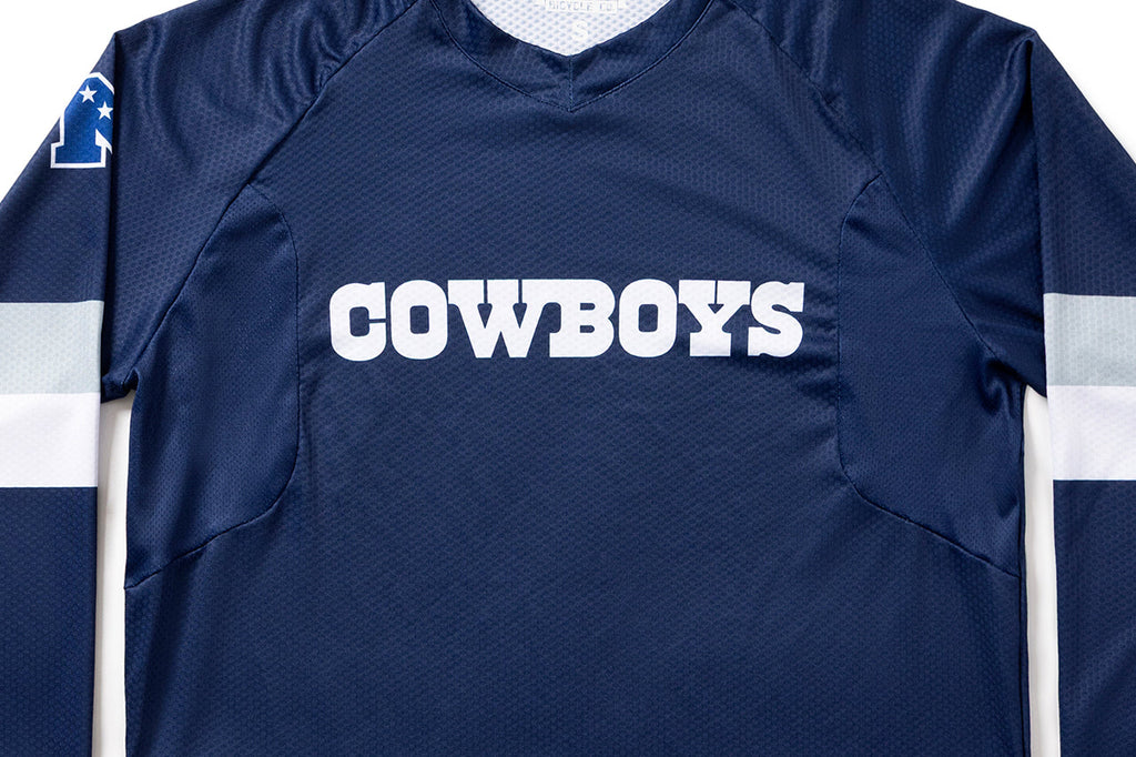 State Bicycle Co. | NFL Collection – Long-Sleeve MTB Jersey – Dallas Cowboys