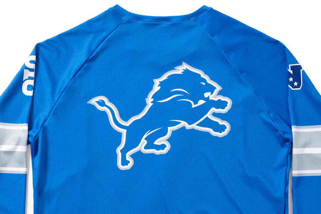 State Bicycle Co. | NFL Collection – Long-Sleeve MTB Jersey – Detroit Lions