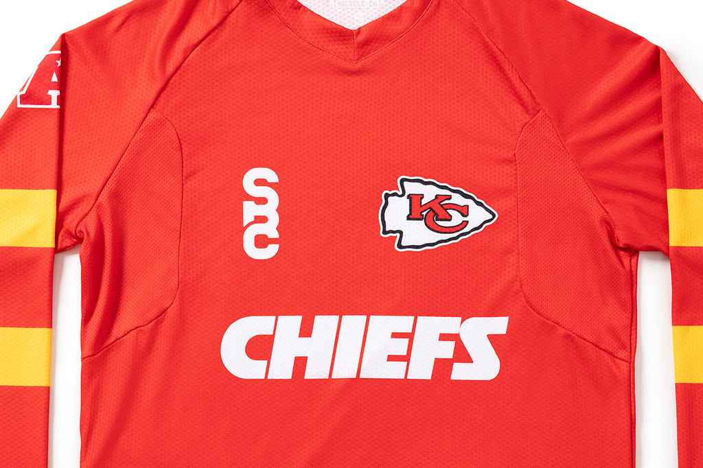 State Bicycle Co. | NFL Collection – Long-Sleeve MTB Jersey – Kansas City Chiefs