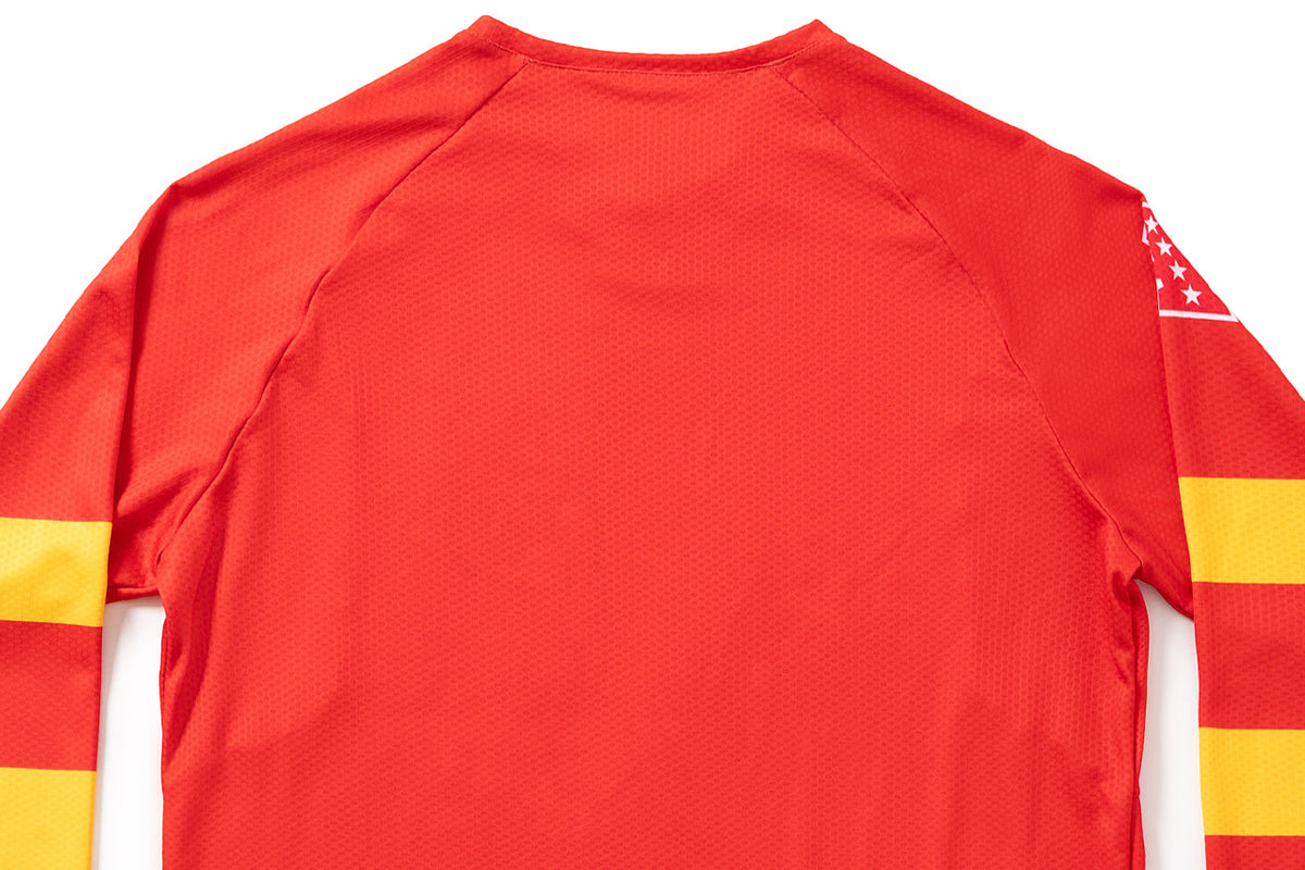 State Bicycle Co. | NFL Collection – Long-Sleeve MTB Jersey – Kansas City Chiefs