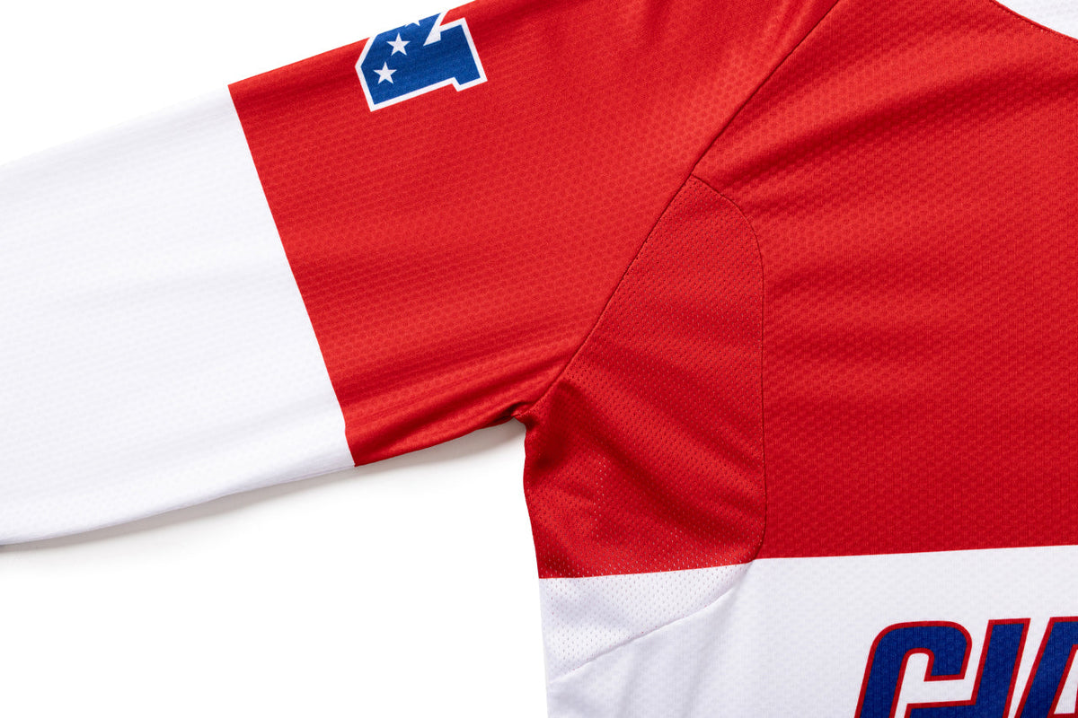State Bicycle Co. | NFL Collection – Long-Sleeve MTB Jersey – New York Giants