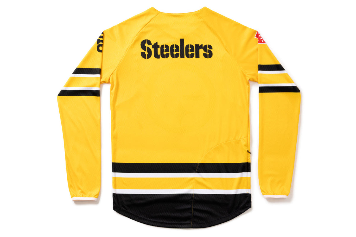 State Bicycle Co. | NFL Collection – Long-Sleeve MTB Jersey – Pittsburgh Steelers