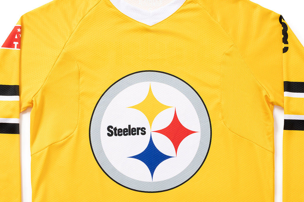 State Bicycle Co. | NFL Collection – Long-Sleeve MTB Jersey – Pittsburgh Steelers