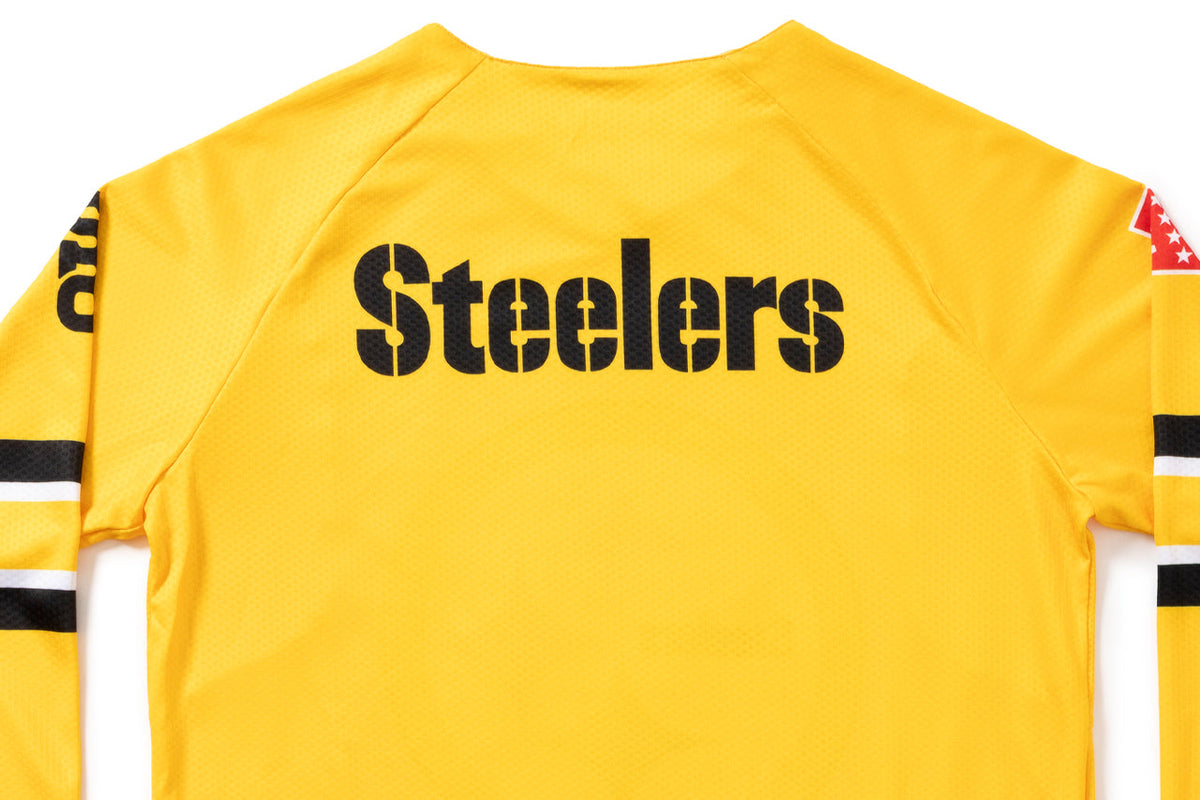 State Bicycle Co. | NFL Collection – Long-Sleeve MTB Jersey – Pittsburgh Steelers