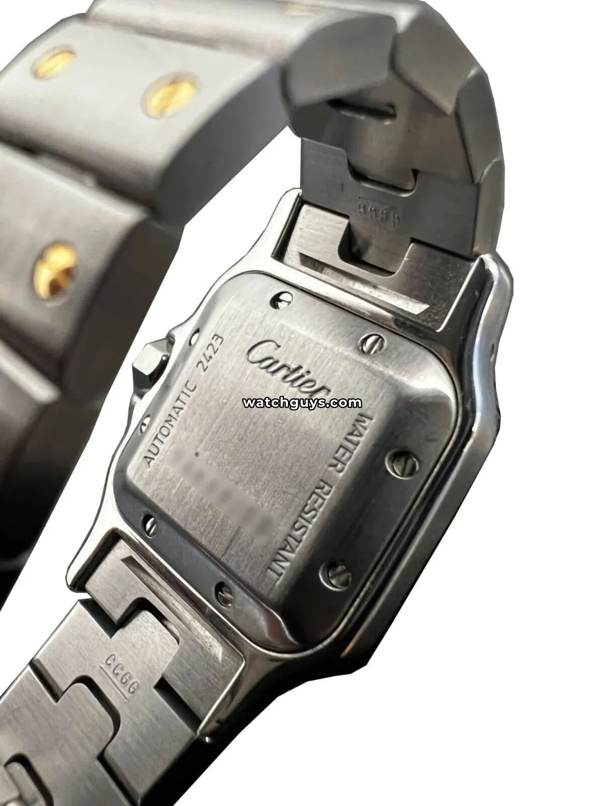 Cartier Santos Galbee 2423 Steel & Yellow Gold