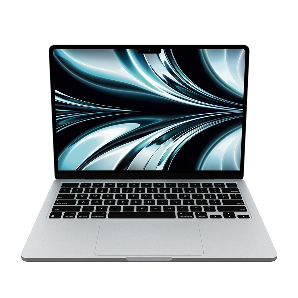 Apple 13-inch MacBook Air M2 chip, 16GB RAM, 256GB Flash, 8-Core GPU, Silver - Grade A
