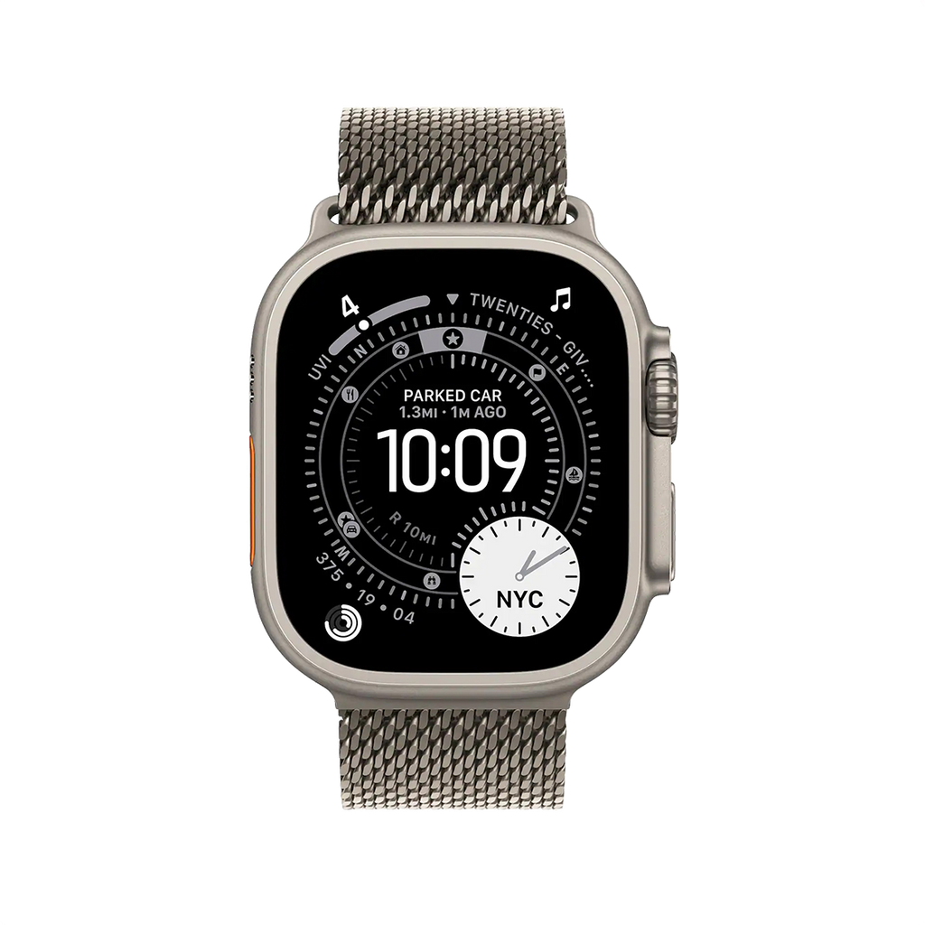 Apple Watch Ultra 3 49mm GPS + Cellular - Natural Titanium w/ Small Natural Titanium Milanese Loop, Grade A