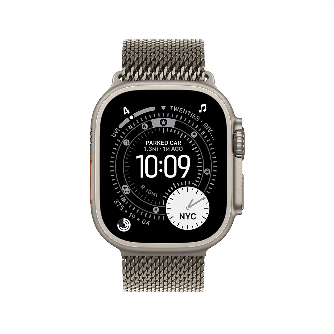 Apple Watch Ultra 3 49mm GPS + Cellular - Natural Titanium w/ Small Natural Titanium Milanese Loop, Grade A