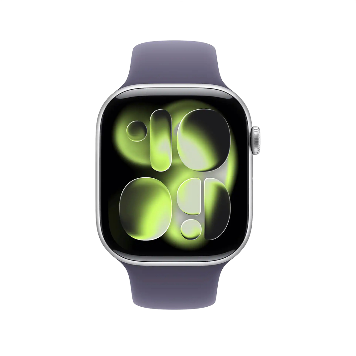 Apple Watch Series 11 46mm GPS + Cellular - Silver w/ S/M Purple Fog Sport Band, Grade B