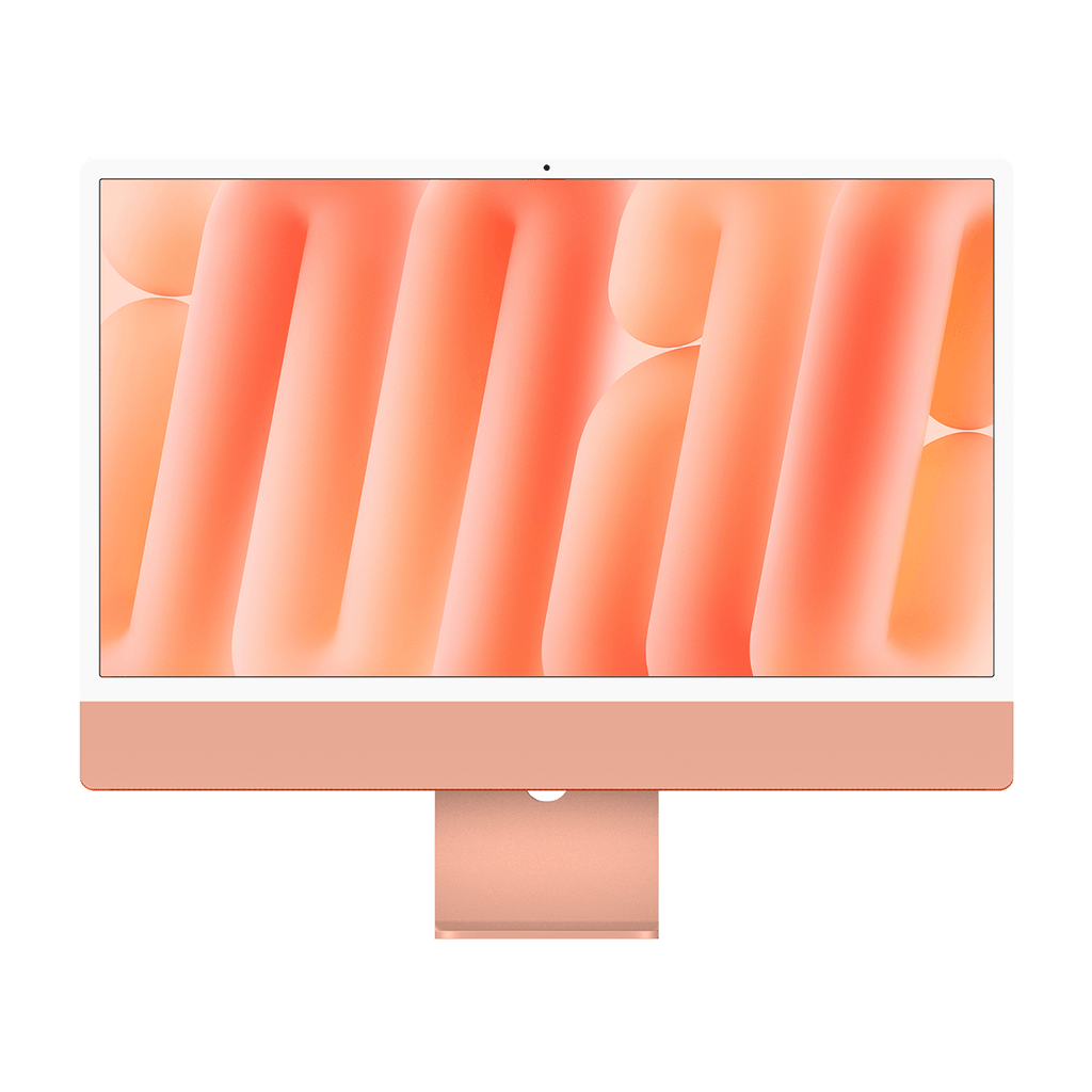 Apple M4 iMac 24-inch - Orange - 16GB RAM, 512GB Flash, 10-Core GPU, 4 Ports, Open Box