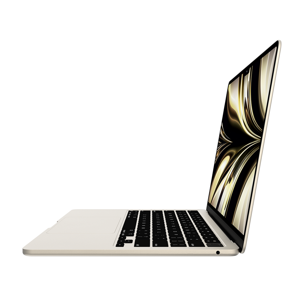 Apple 13-inch MacBook Air M2 chip, 16GB RAM, 256GB Flash, 8-Core GPU, Starlight - Grade A