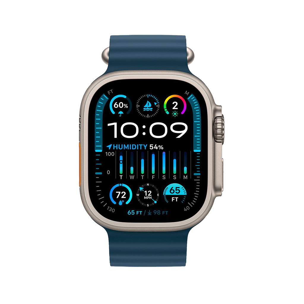 Apple Watch Ultra 2 49mm GPS + Cellular - Titanium - Blue Ocean Band, Grade A