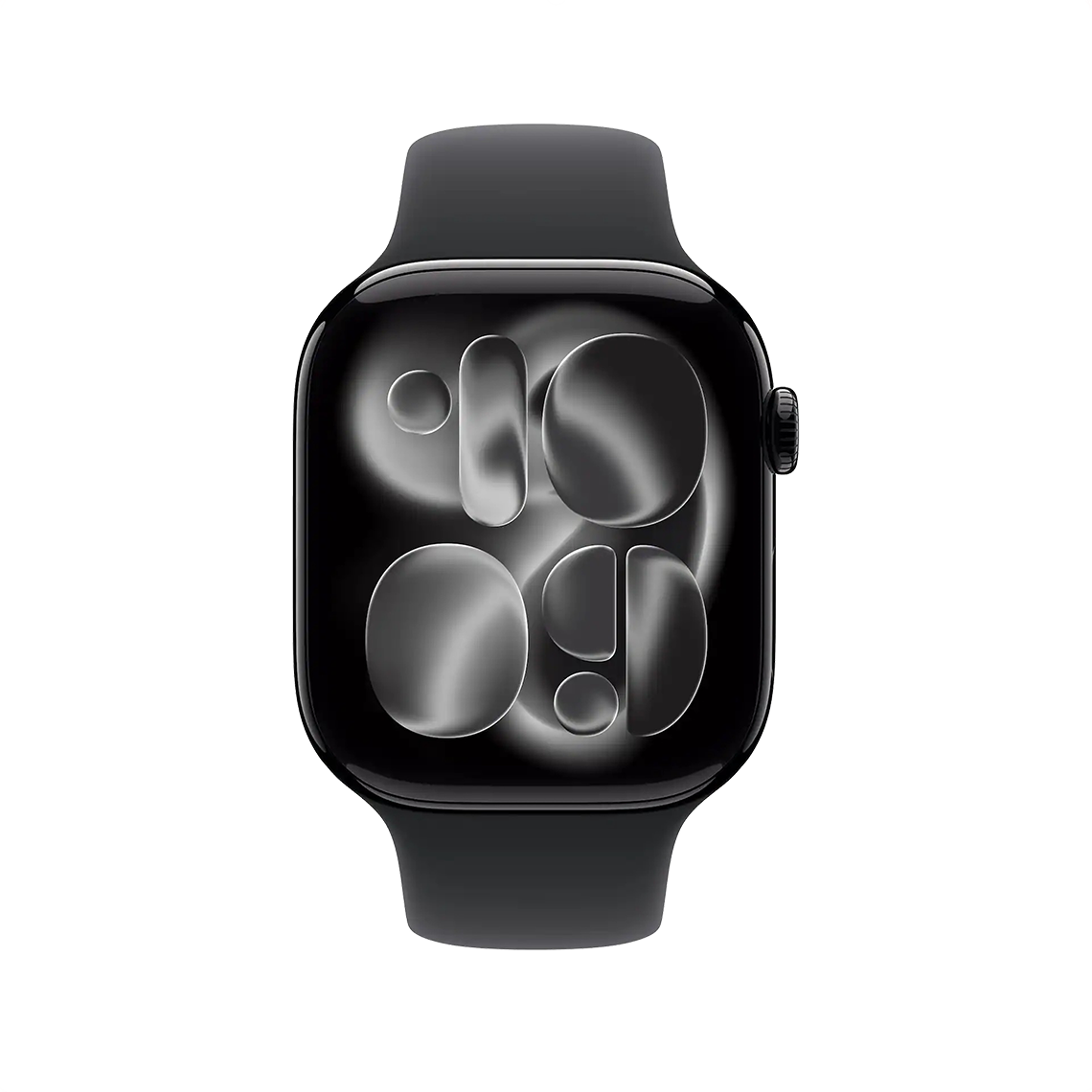 Apple Watch Series 11 42mm GPS + Cellular - Jet Black w/ S/M Black Sport Band, Grade A
