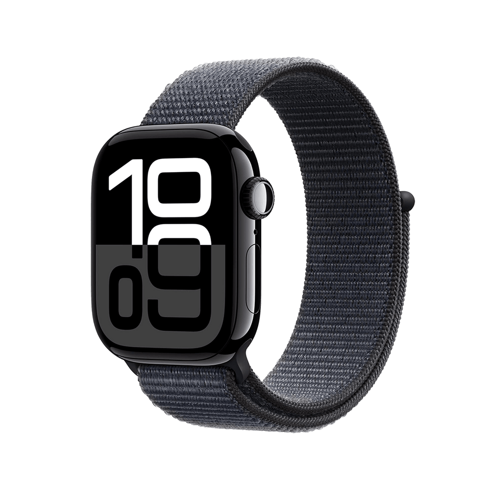 Apple Watch Series 10 42mm GPS - Jet Black w/ Ink Sport Loop, Grade B