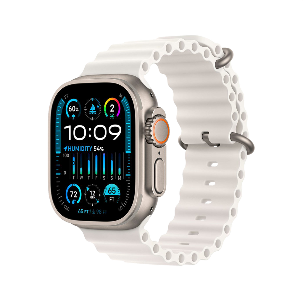 Apple Watch Ultra 2 49mm GPS + Cellular - Titanium - White Ocean Band, Grade B