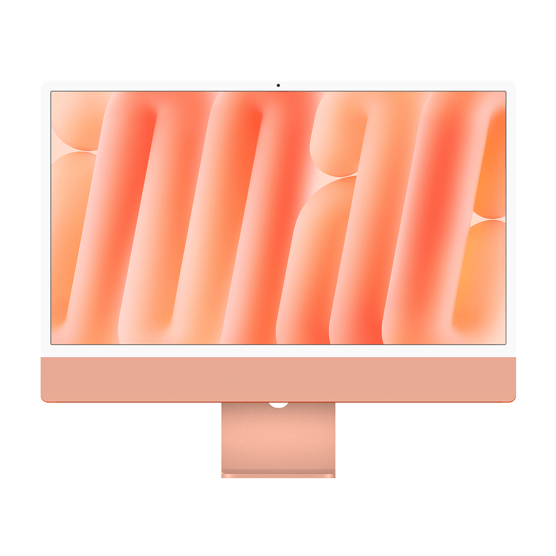 Apple M4 iMac 24-inch - Orange - 16GB RAM, 256GB Flash, 10-Core GPU, 4 Ports, Open Box