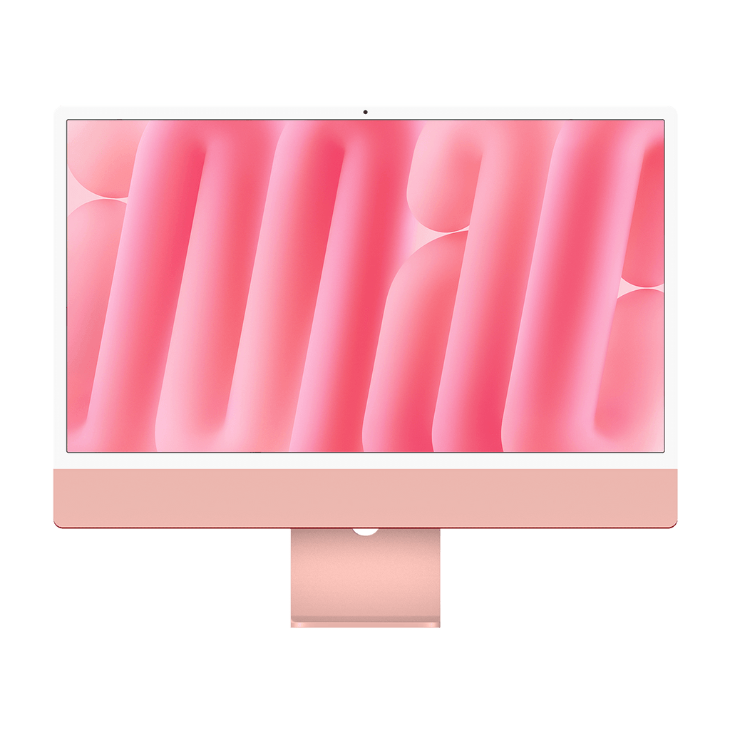 Apple M4 iMac 24-inch - Pink - 24GB RAM, 512GB Flash, 10-Core GPU, 4 Ports, Open Box