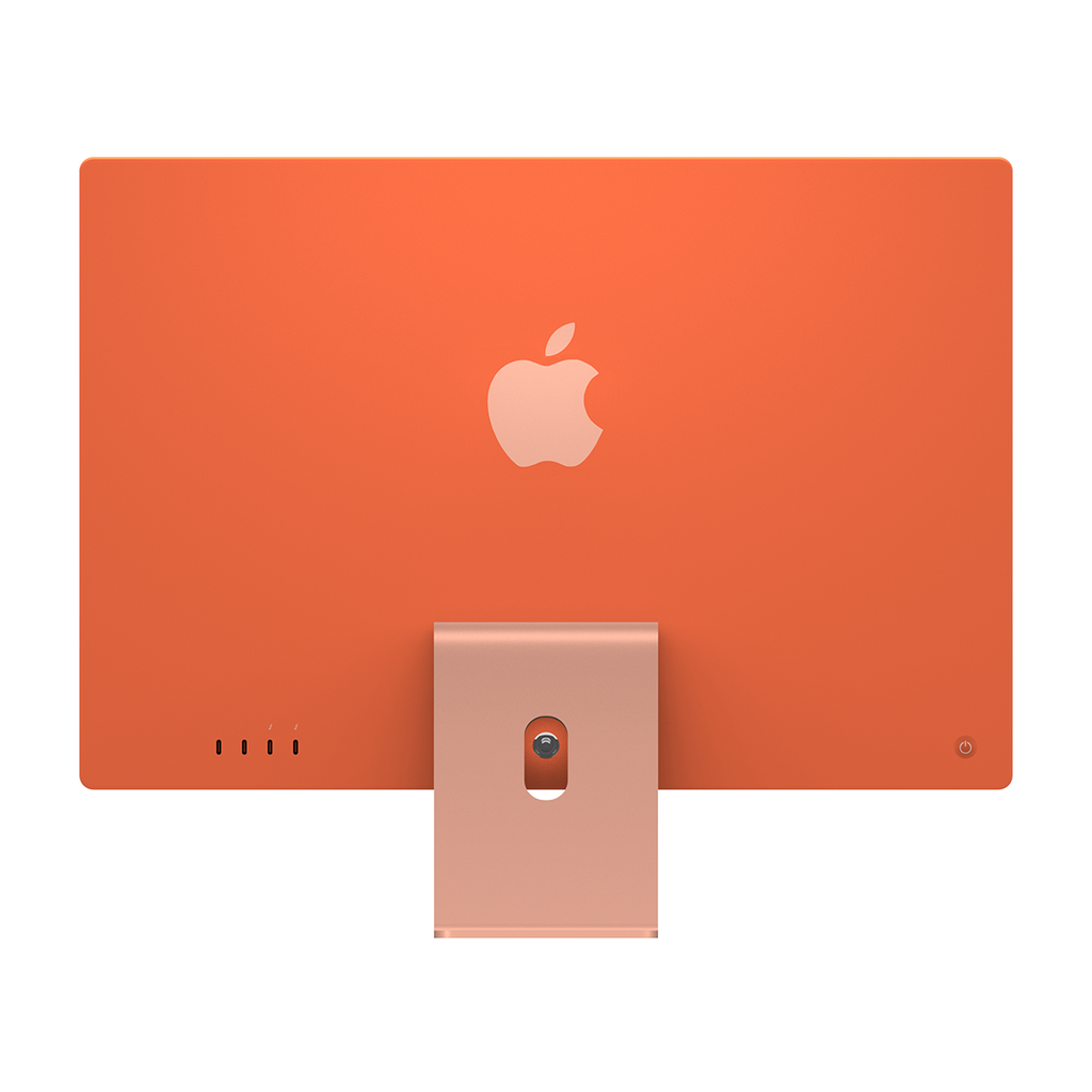 Apple M4 iMac 24-inch - Orange - 24GB RAM, 512GB Flash, 10-Core GPU, 4 Ports, Open Box