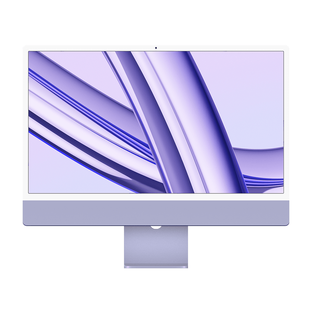 Apple 24-inch iMac M3 8-Core, 24GB RAM, 2TB Flash, 10-Core GPU, Purple - Apple Certified Refurbished