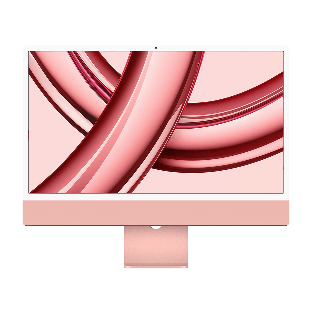 Apple M3 iMac 24-inch - Pink - 8GB RAM, 512GB Flash, 10-Core GPU, 4 Ports, Open Box