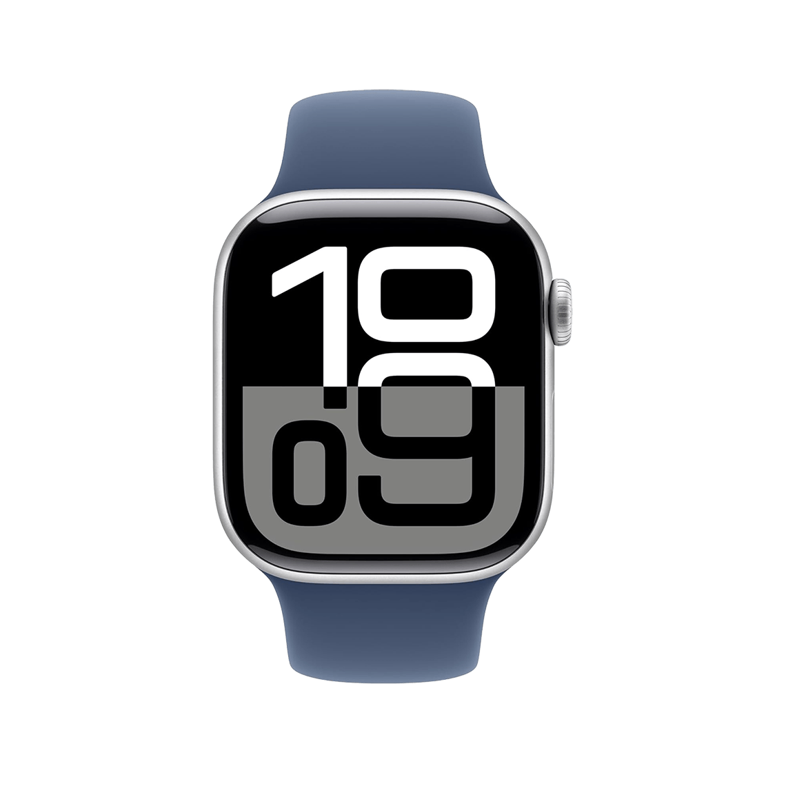 Apple Watch Series 10 46mm GPS + Cellular - Silver w/ S/M Denim Sport Band, Grade A