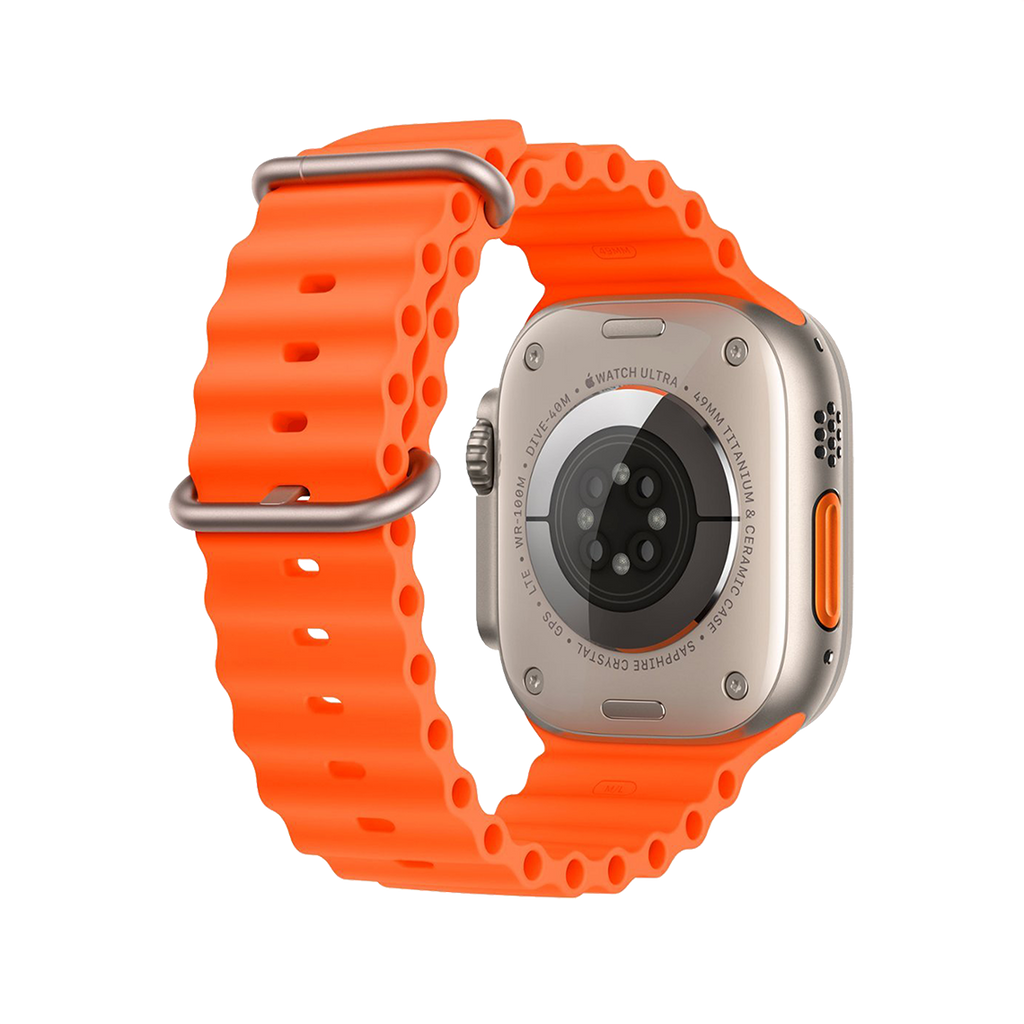 Apple Watch Ultra 2 49mm GPS + Cellular - Titanium - Orange Ocean Band, Grade B