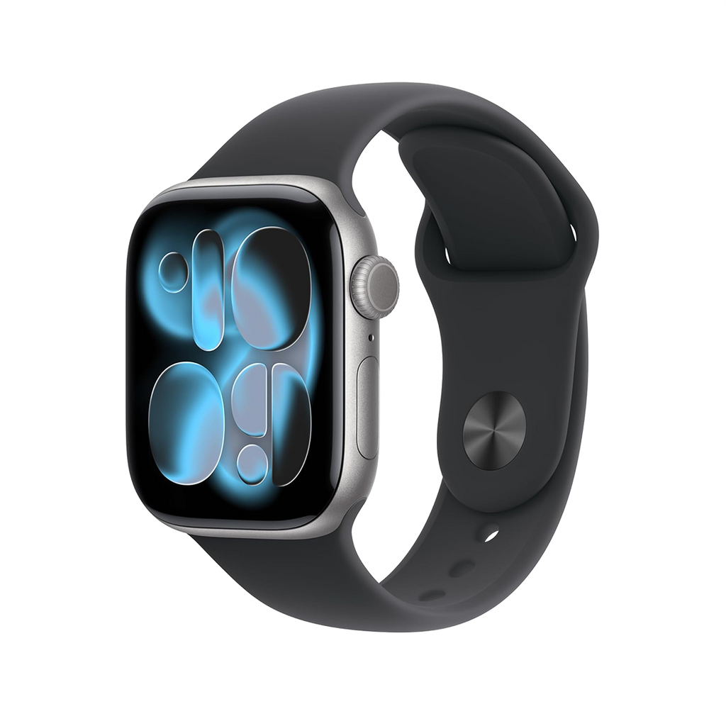 Apple Watch Series 11 42mm GPS - Space Gray w/ S/M Black Sport Band, Grade A