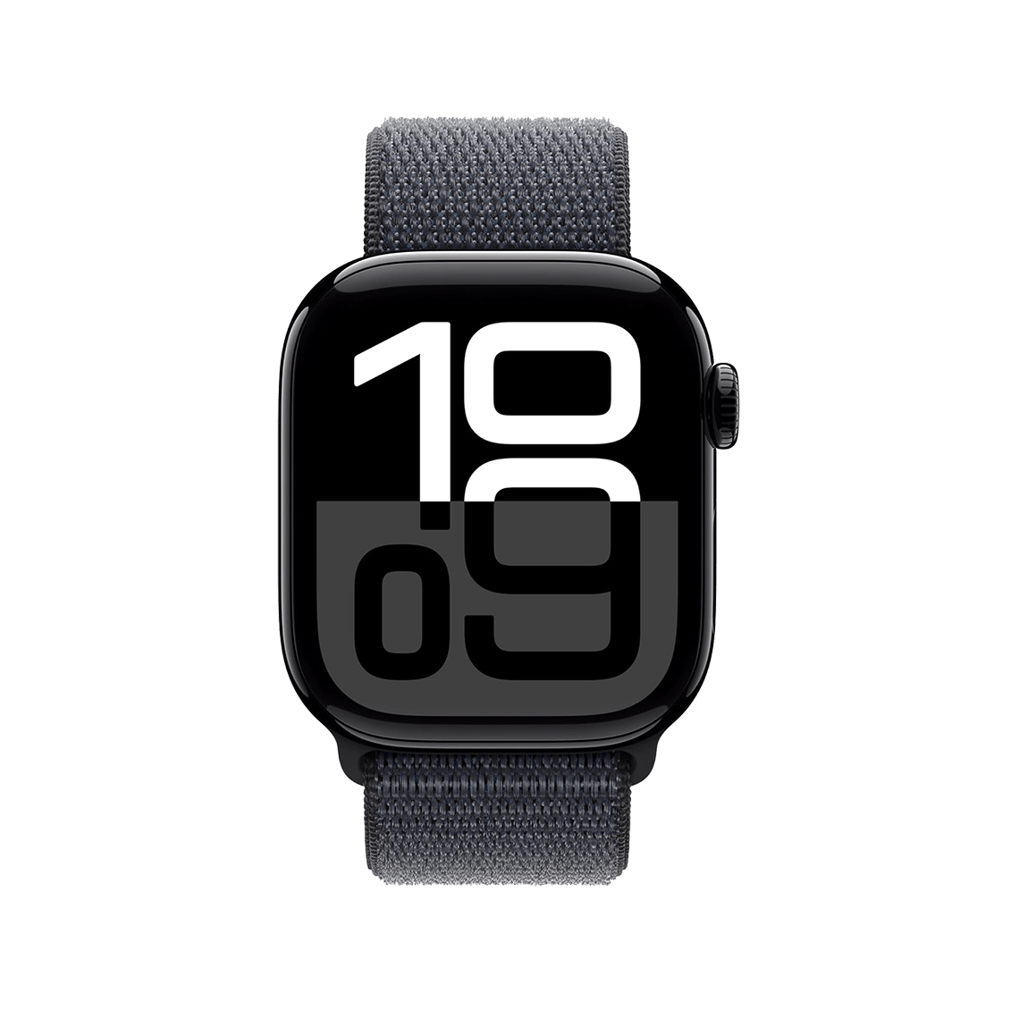 Apple Watch Series 10 46mm GPS + Cellular - Jet Black w/ Ink Sport Loop, Grade B