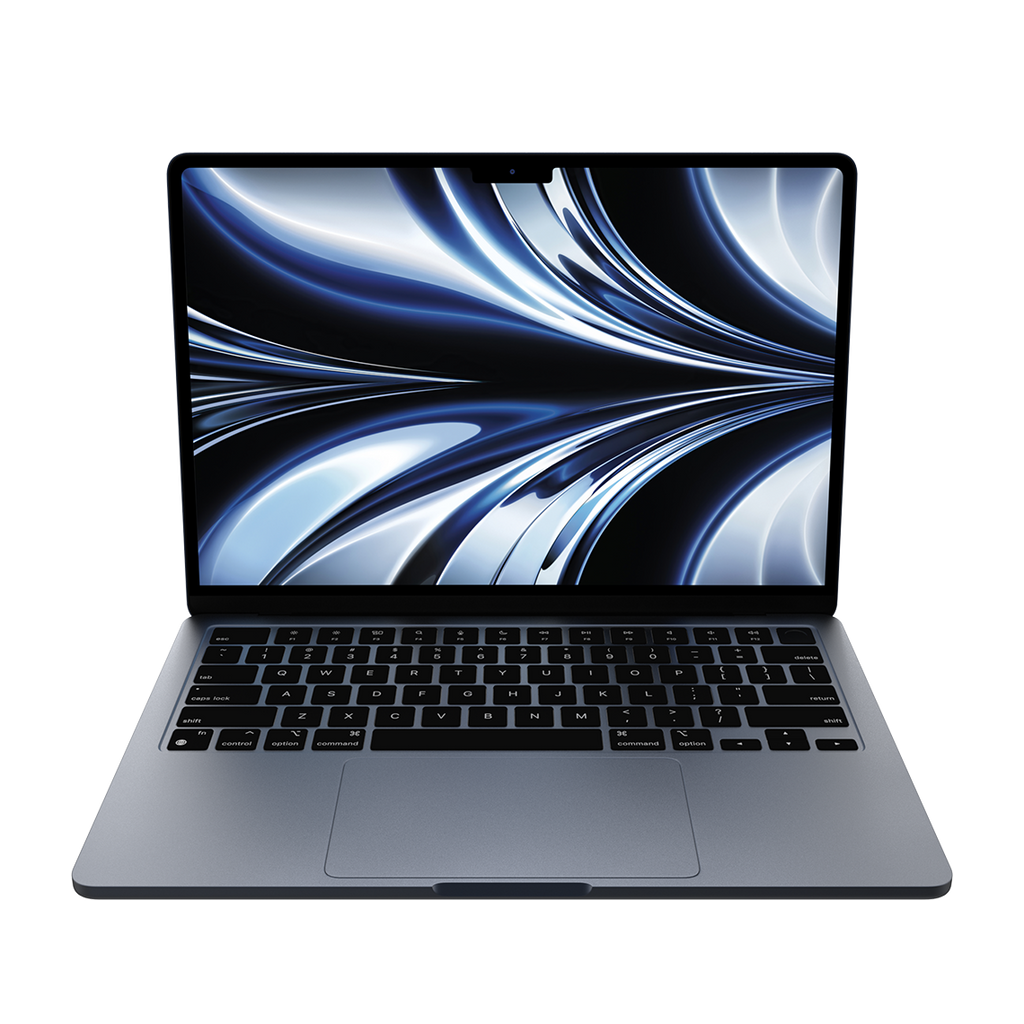 Apple 13-inch MacBook Air M2 chip, 16GB RAM, 256GB Flash, 8-Core GPU, Midnight - Grade A
