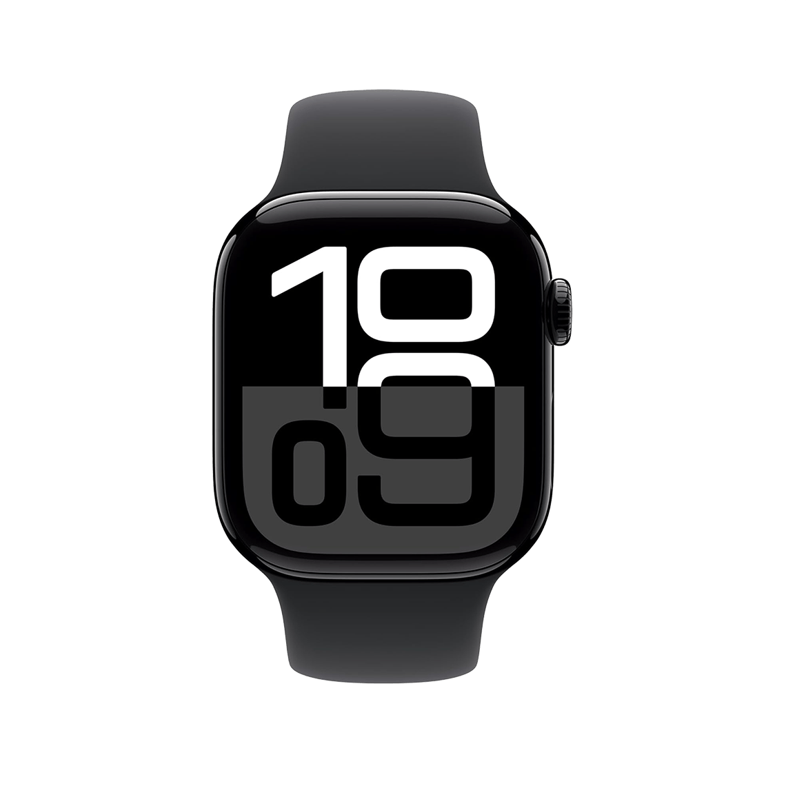 Apple Watch Series 10 46mm GPS + Cellular - Jet Black w/ S/M Black Sport Band, Open Box