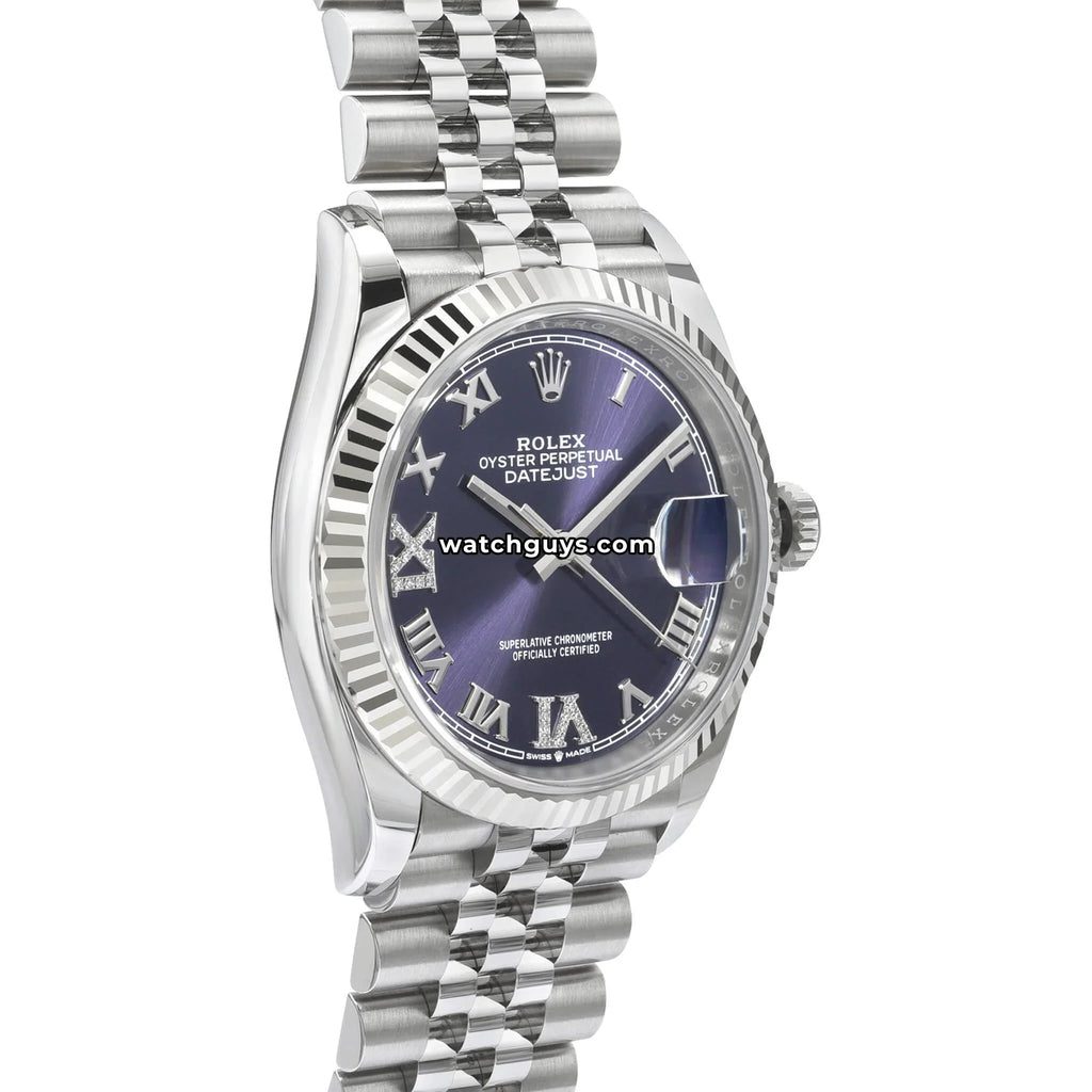 Rolex Datejust 126234 Purple Aubergine Diamond