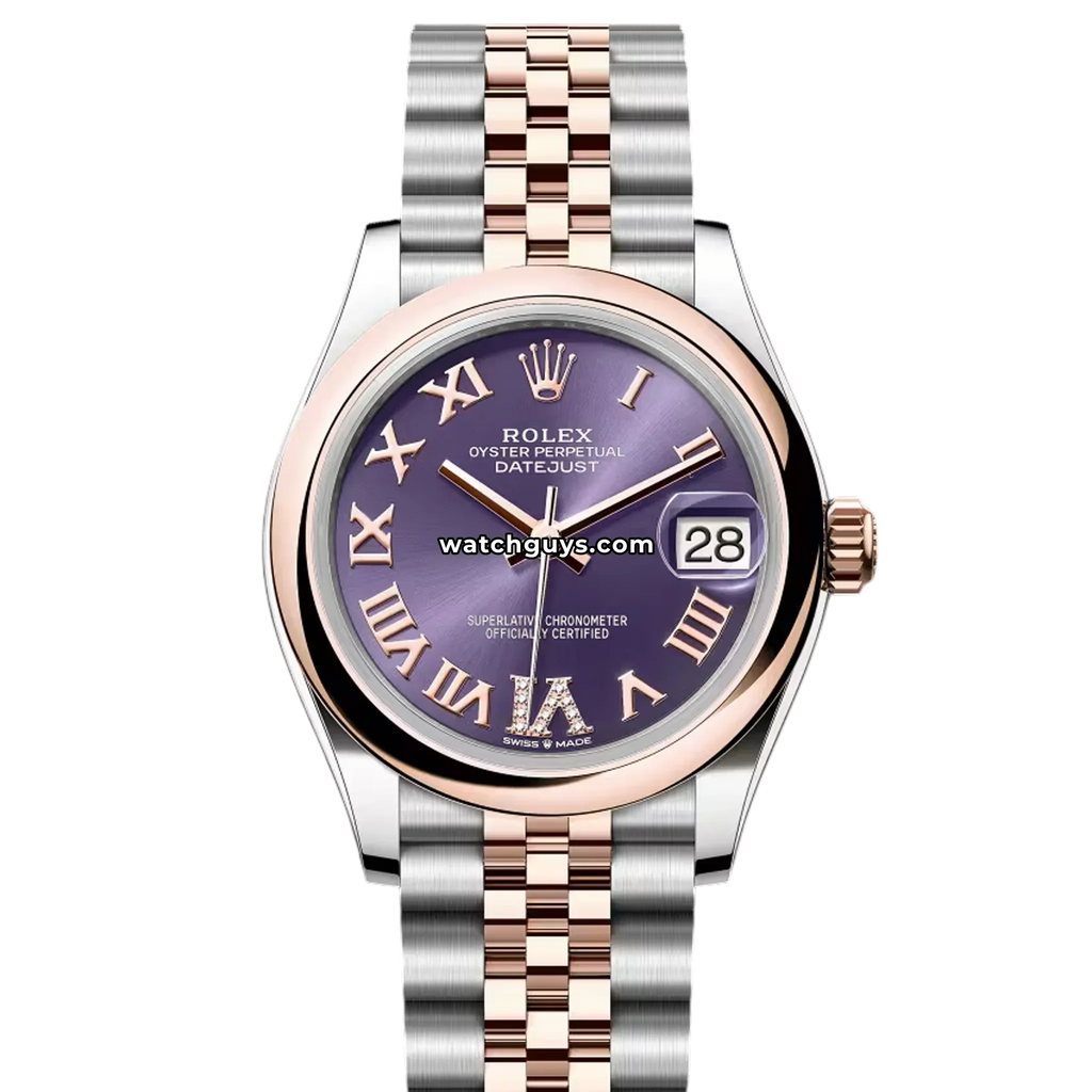 Rolex Datejust 278241 Aubergine Roman Jubilee
