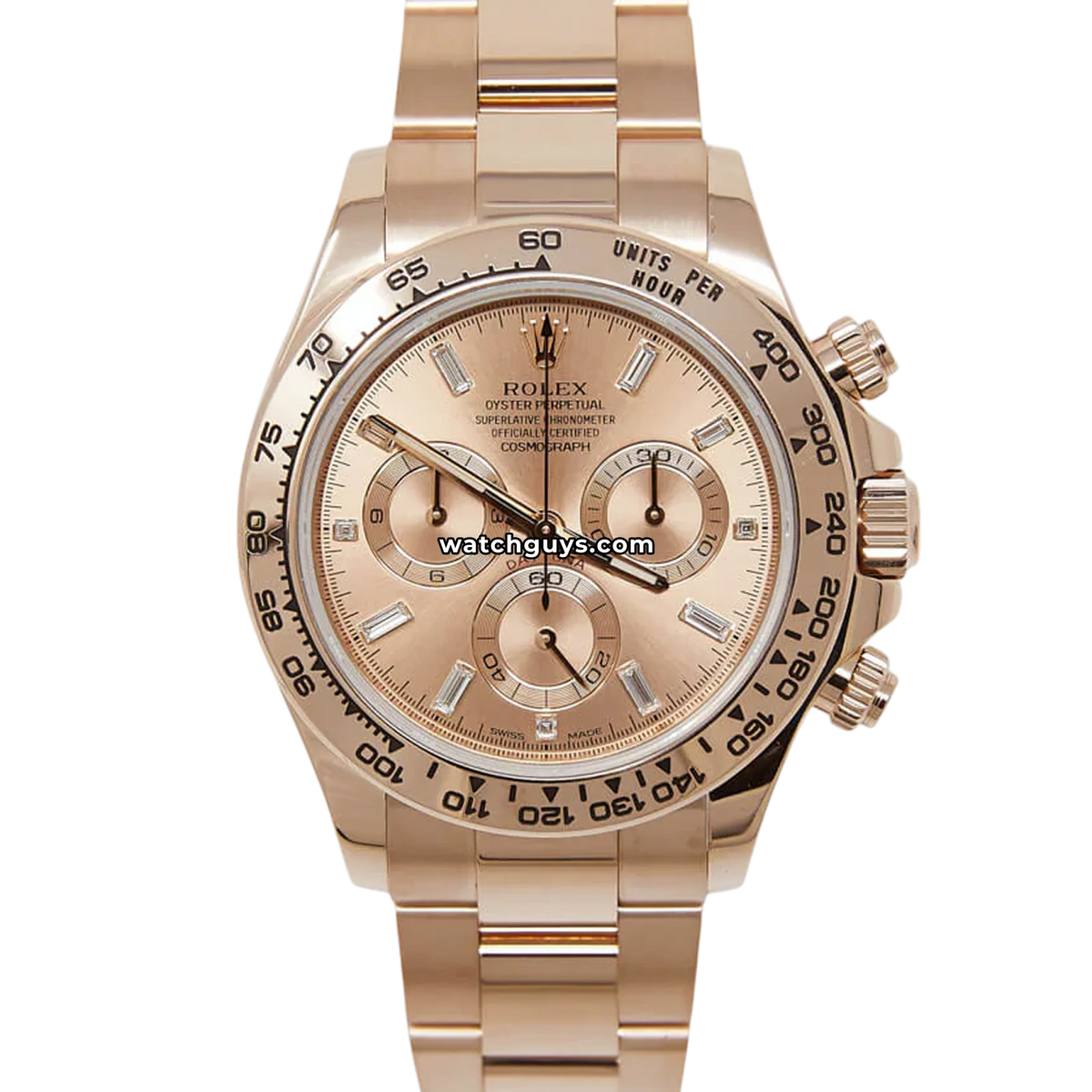 Rolex Daytona 116505 Diamond Baguette