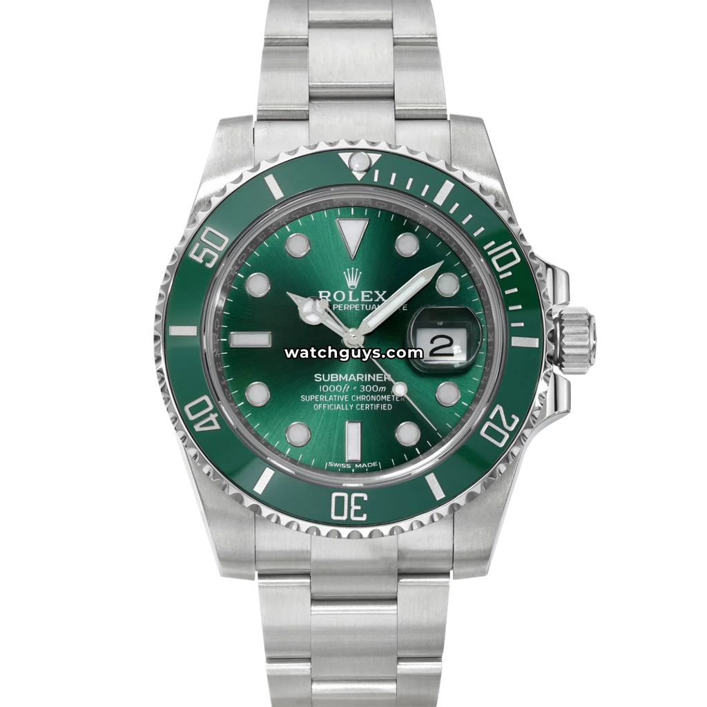 Rolex Submariner 116610LV Hulk Stainless Steel Oyster